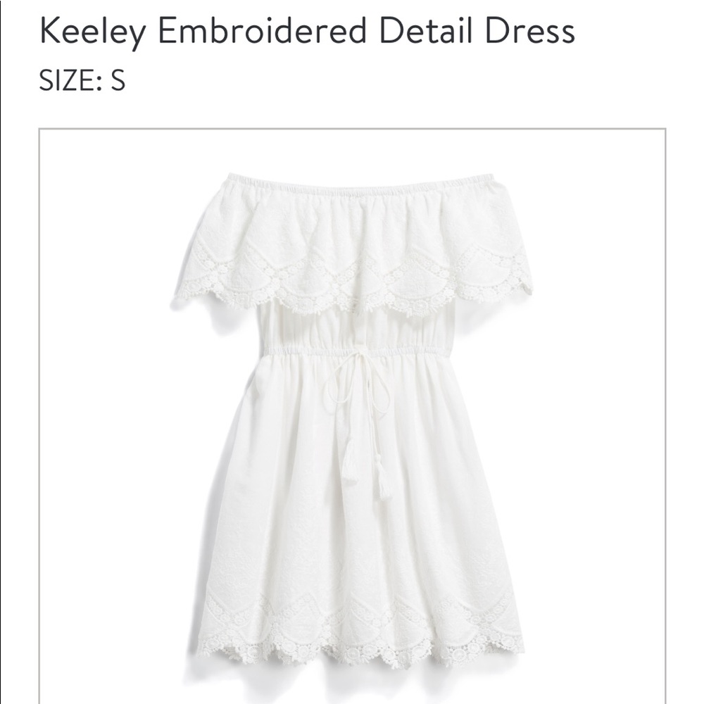 White Off Shoulder Dress